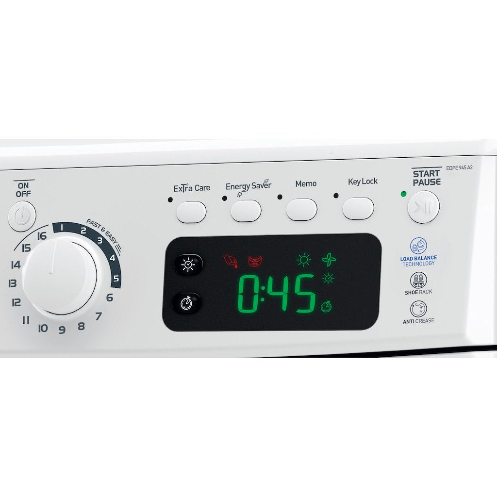 Heat pump tumble dryer: freestanding, 9,0kg - EDPE 945 A2 ECO (UK)