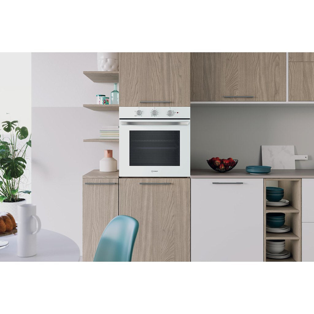 Single Static Oven - Eco Cleaning - 71L With 3 Dial With Timer And A Energy In White