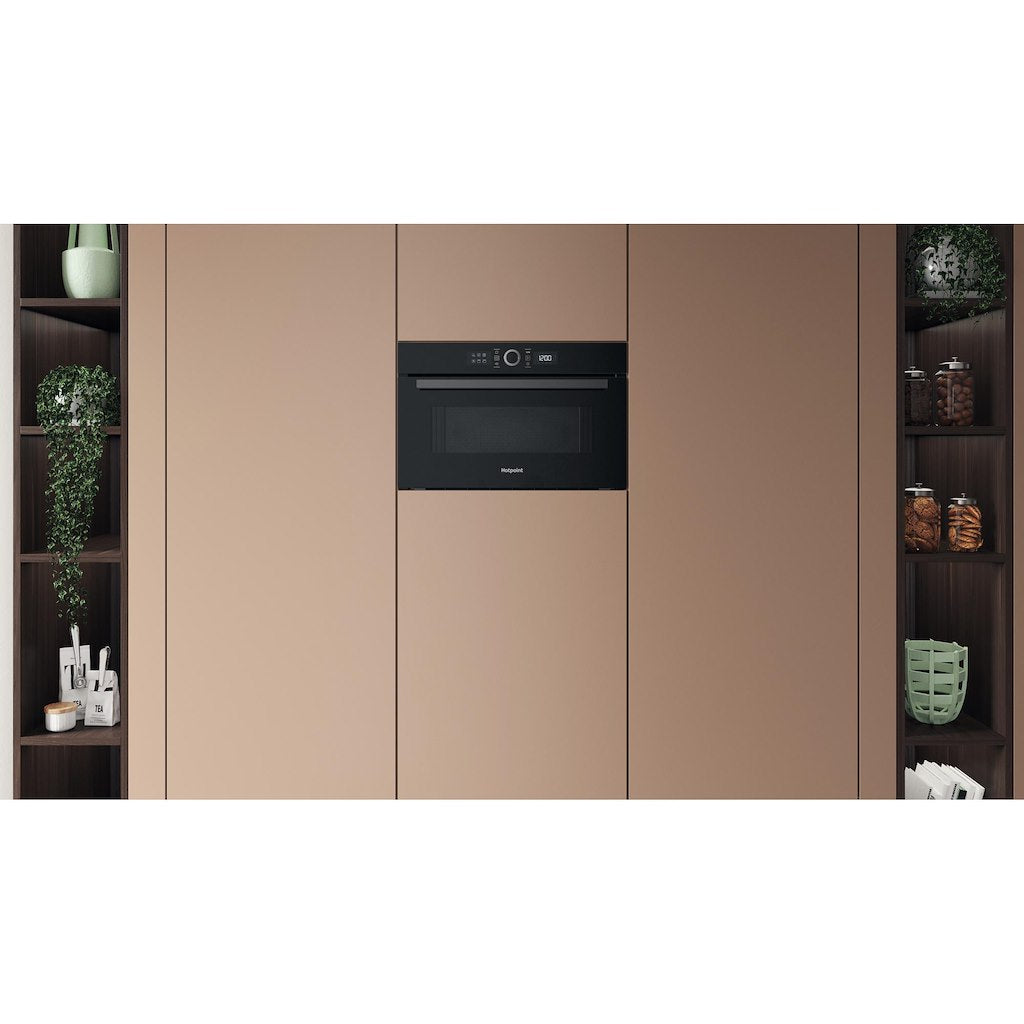 Hotpoint Class 4 HMD44MBUK Built In Microwave and Grill - Black
