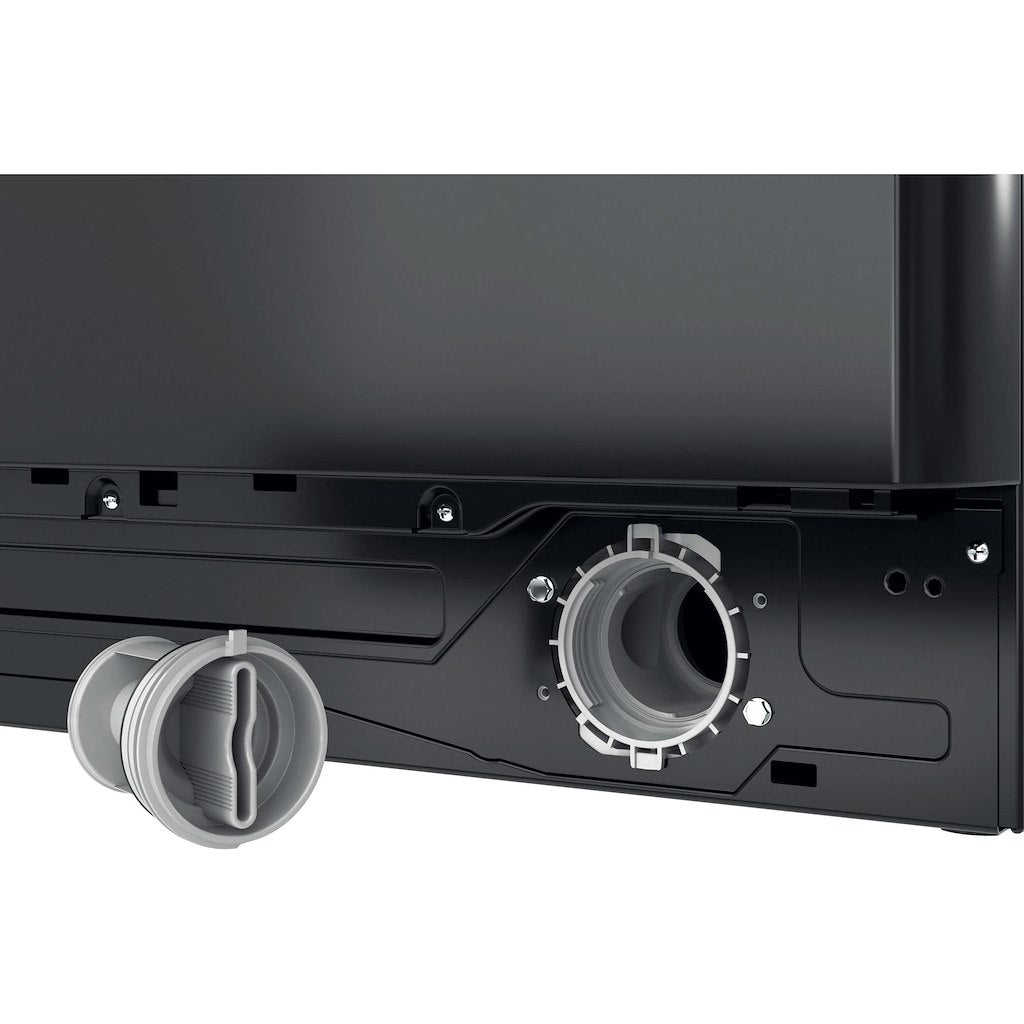 BWE81496XKVUK Indesit Push&Go Steam WASHING MACHINE 8KG - Black - A