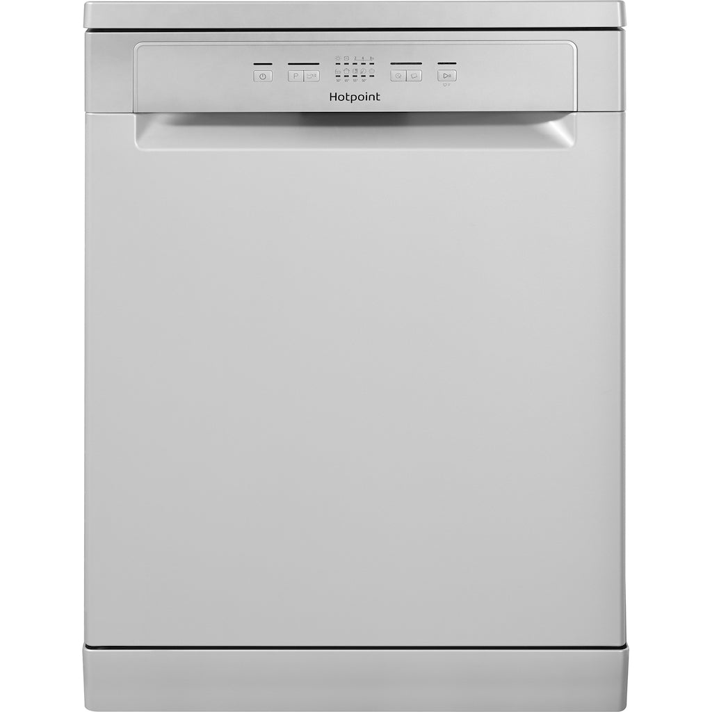 Hotpoint dishwasher: full size, silver