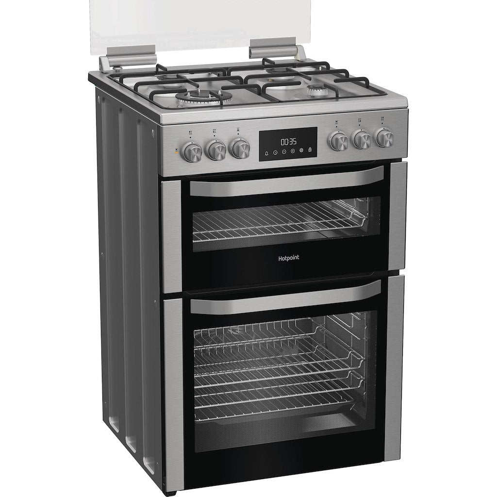 Hotpoint electric freestanding double cooker: 60cm