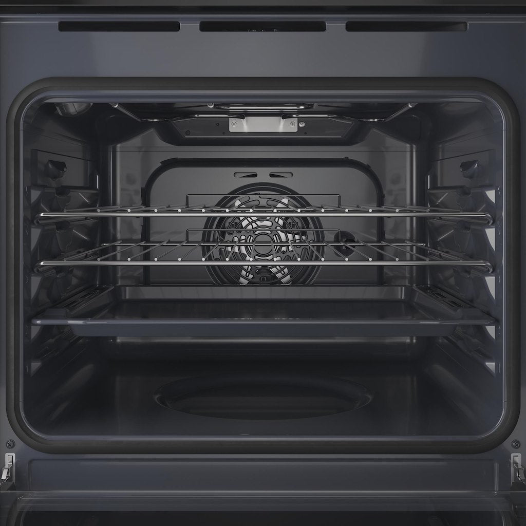 Turn&Go Single Fan Oven - Enamel Coating - - 66L With 2 Dial, Digital Display Timer And A Energy In Black