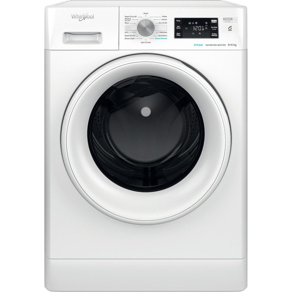 Whirlpool FFWDB 964369 WV UK Freestanding Washer Dryer