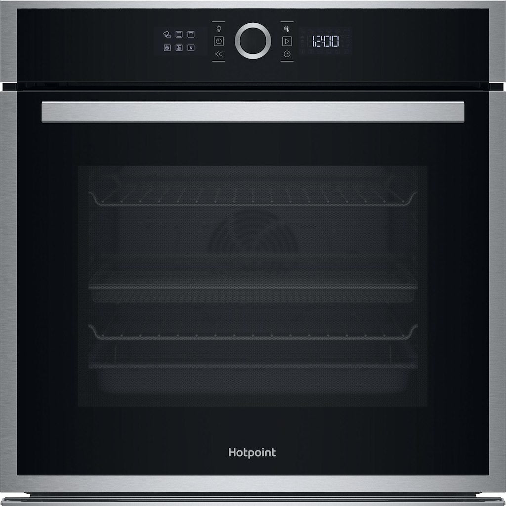 Hotpoint Class 4 ActiveMultiflow HOIM4S8PM0XUK Electric Single Fan Oven with Air Fry and DualClean - Stainless Steel
