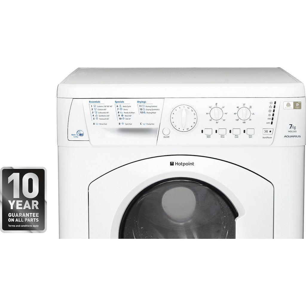 Hotpoint freestanding washer dryer: 7kg
