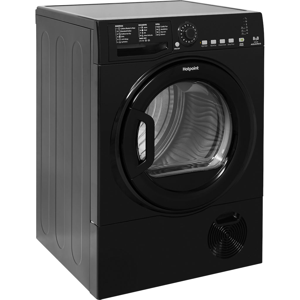 Hotpoint condenser tumble dryer: freestanding, 8,0kg