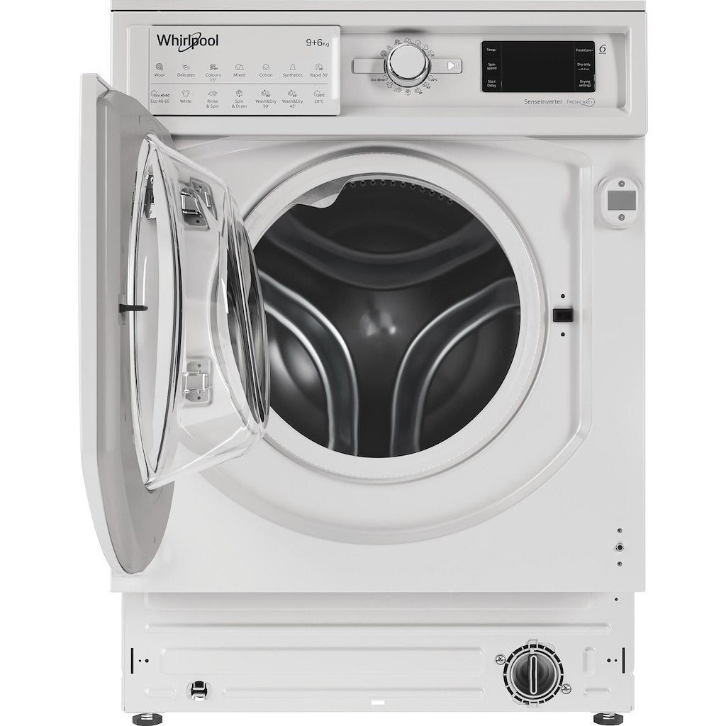 Whirlpool FreshCare Built-in Washer Dryer - White - 9+6kg - 1400rpm - D/B Rated - BI WDWG 961485 UK