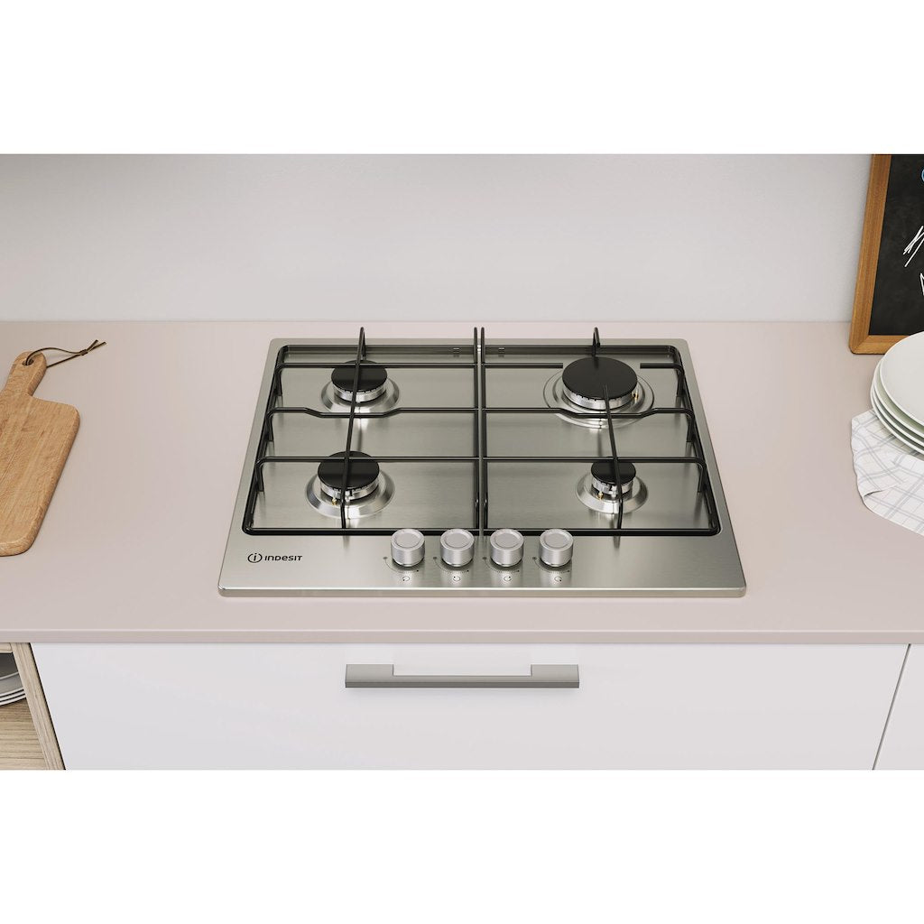 Gas hob: 4 gas burners - THP 642 IX/I 1