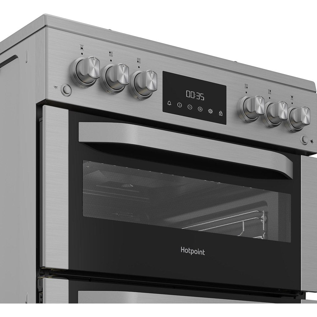 Hotpoint gas freestanding double cooker: 60cm