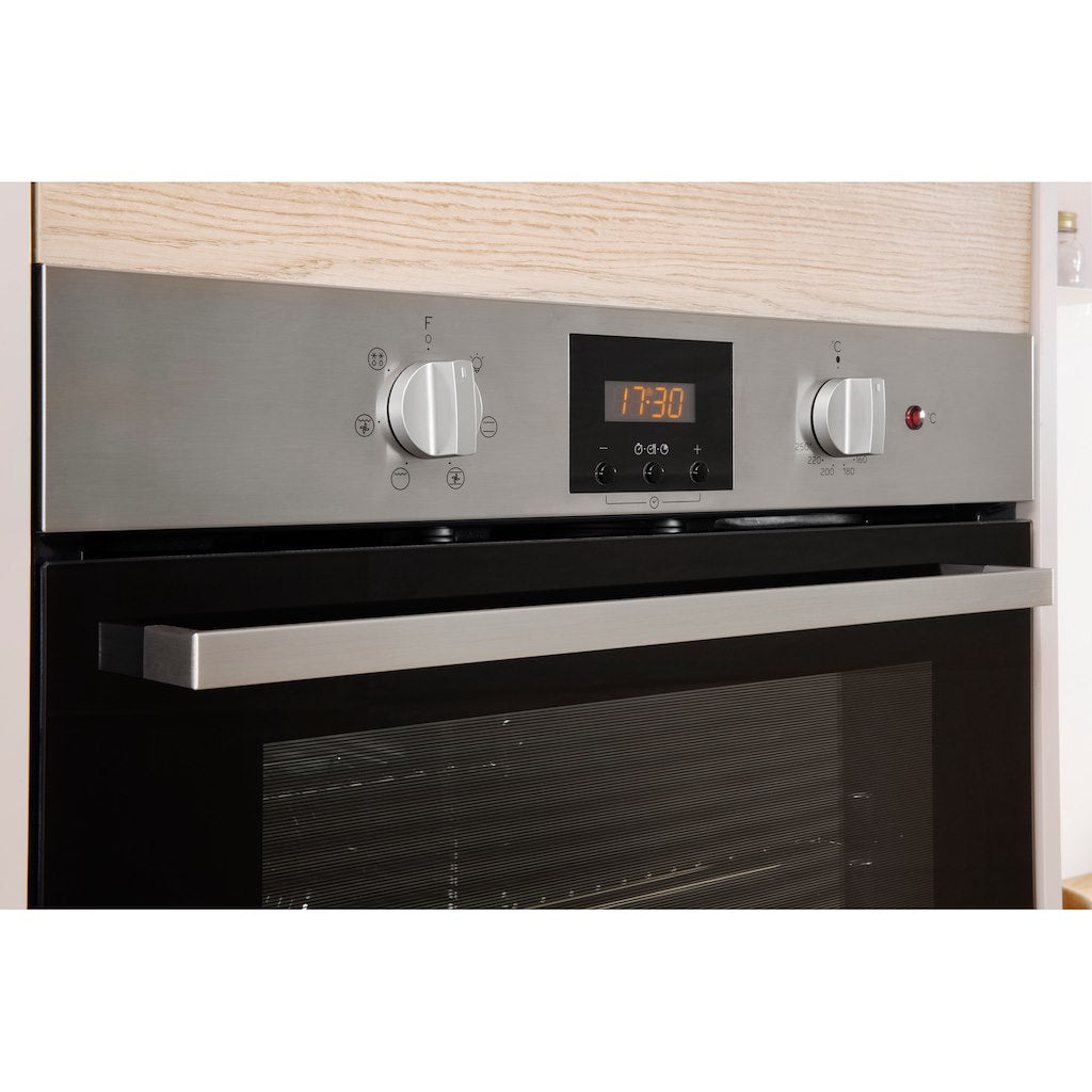 Indesit Aria IFW 65Y0 IX UK Electric Single Built-in Oven in Stainless Steel