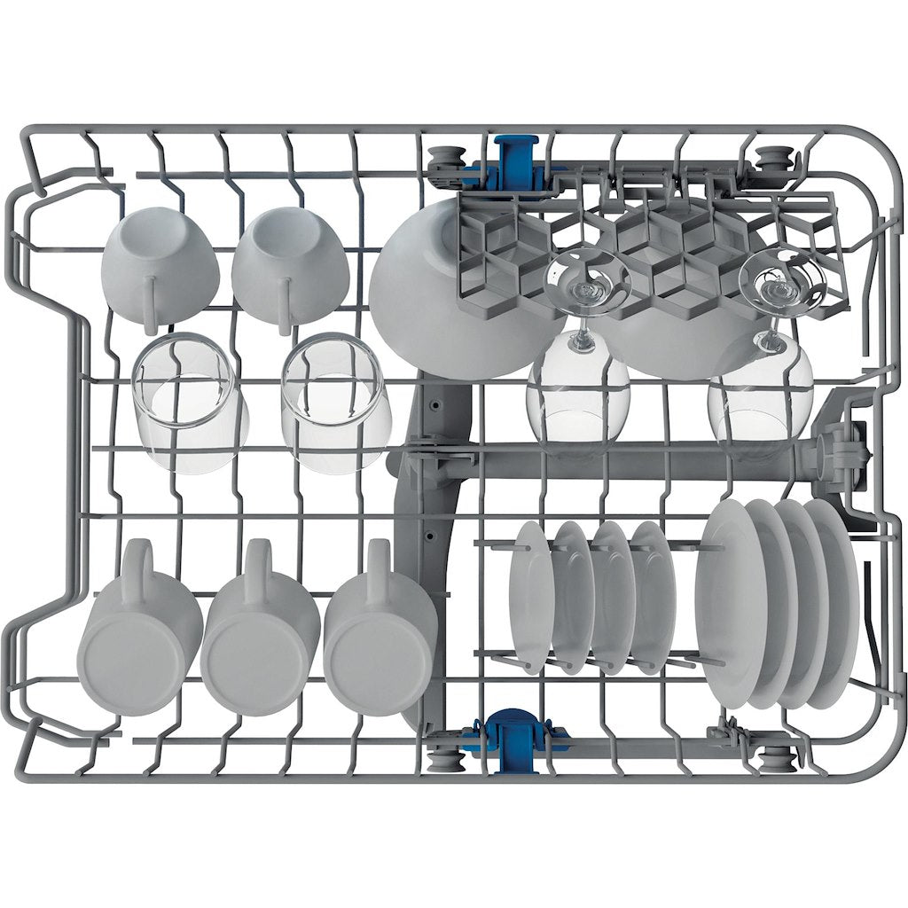 Indesit Push&Go IN2IE10CS80UK Integrated Slimline Dishwasher 10 Place Settings - White