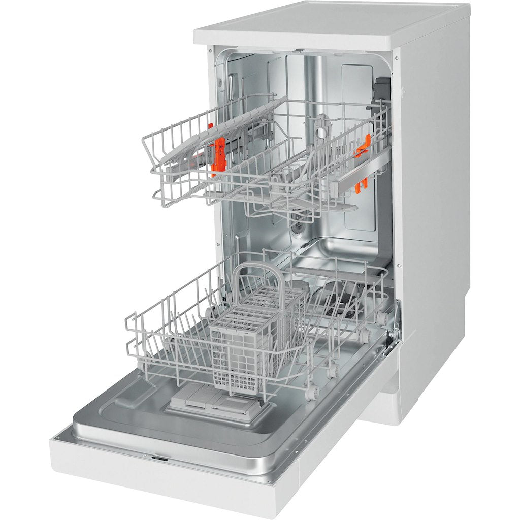 Hotpoint Slimline Free Standing Dishwasher - White - 9 Place Settings - F Rated - HF9E 1B19 UK