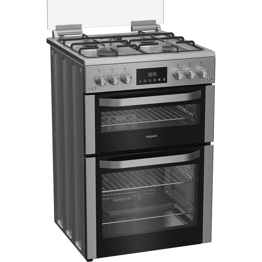 Hotpoint gas freestanding double cooker: 60cm