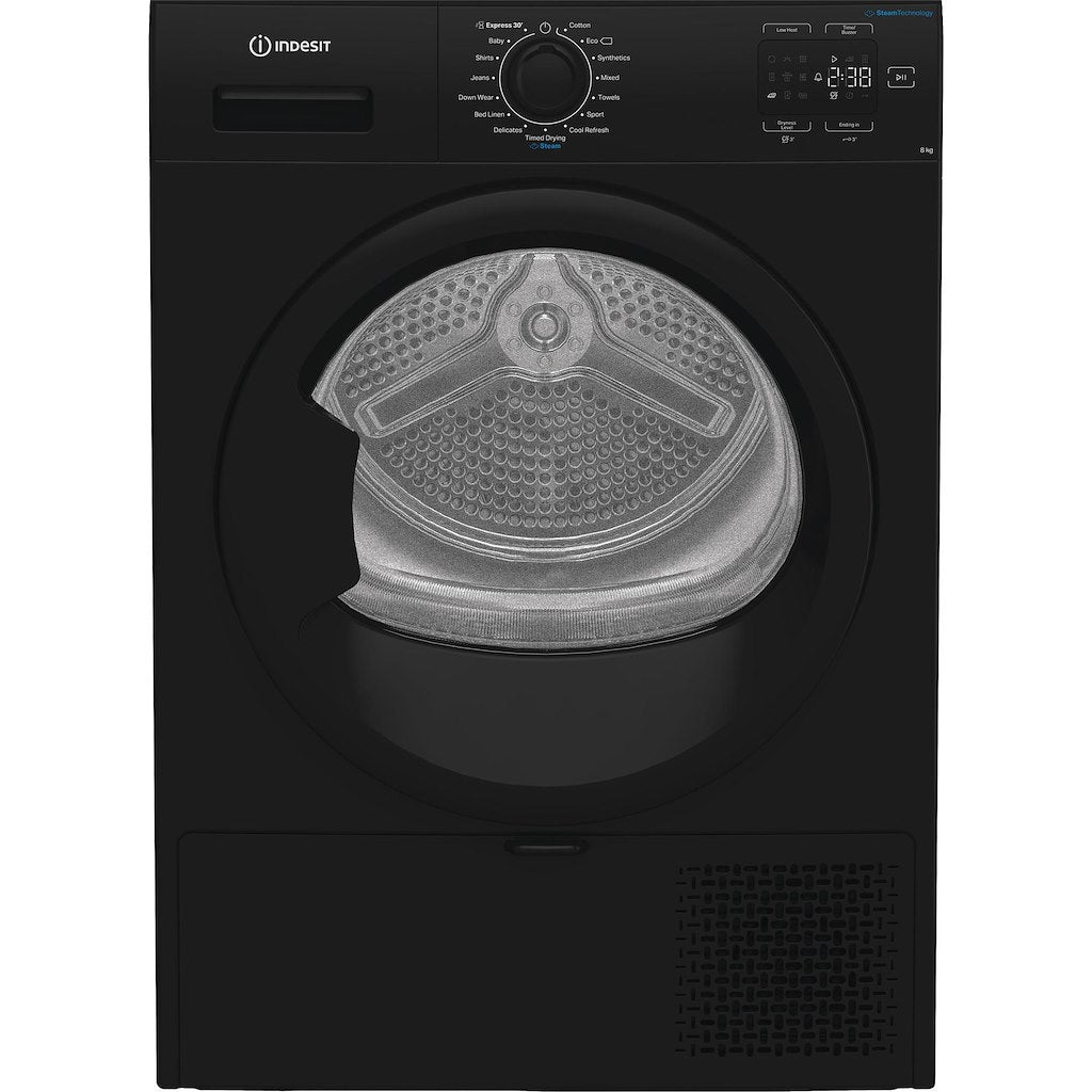 Heat pump tumble dryer: freestanding, 8,0kg - C YSD 82D BB UK