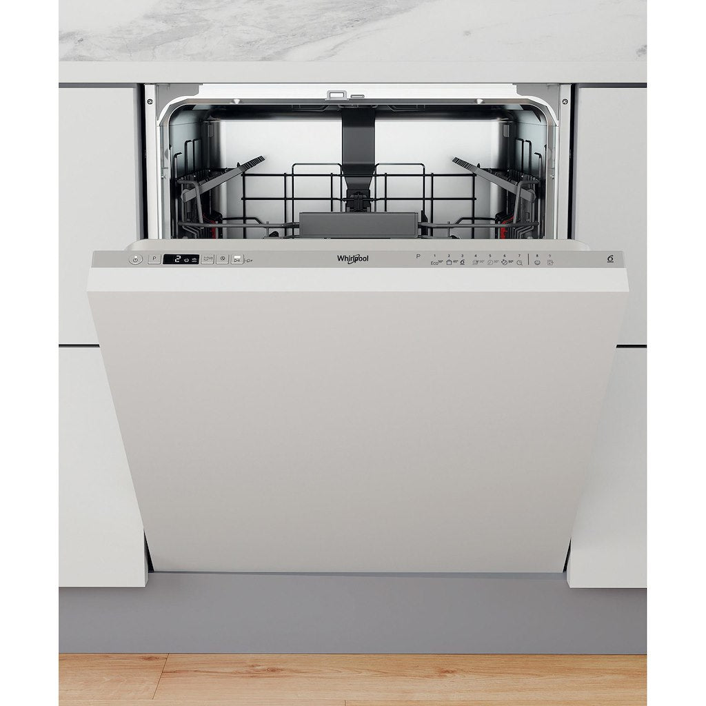 Whirlpool Integrated Dishwasher: in Silver - W2I HD524  UK
