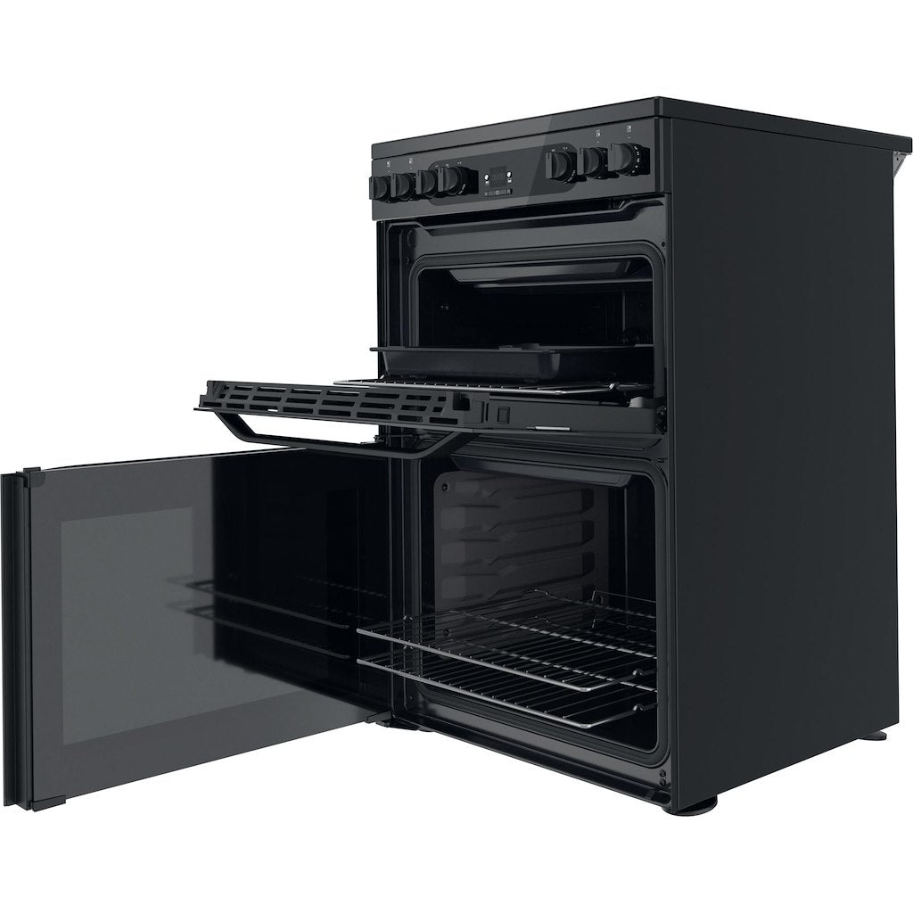 Hotpoint HDM67V92HCB/UK Double cooker - Black