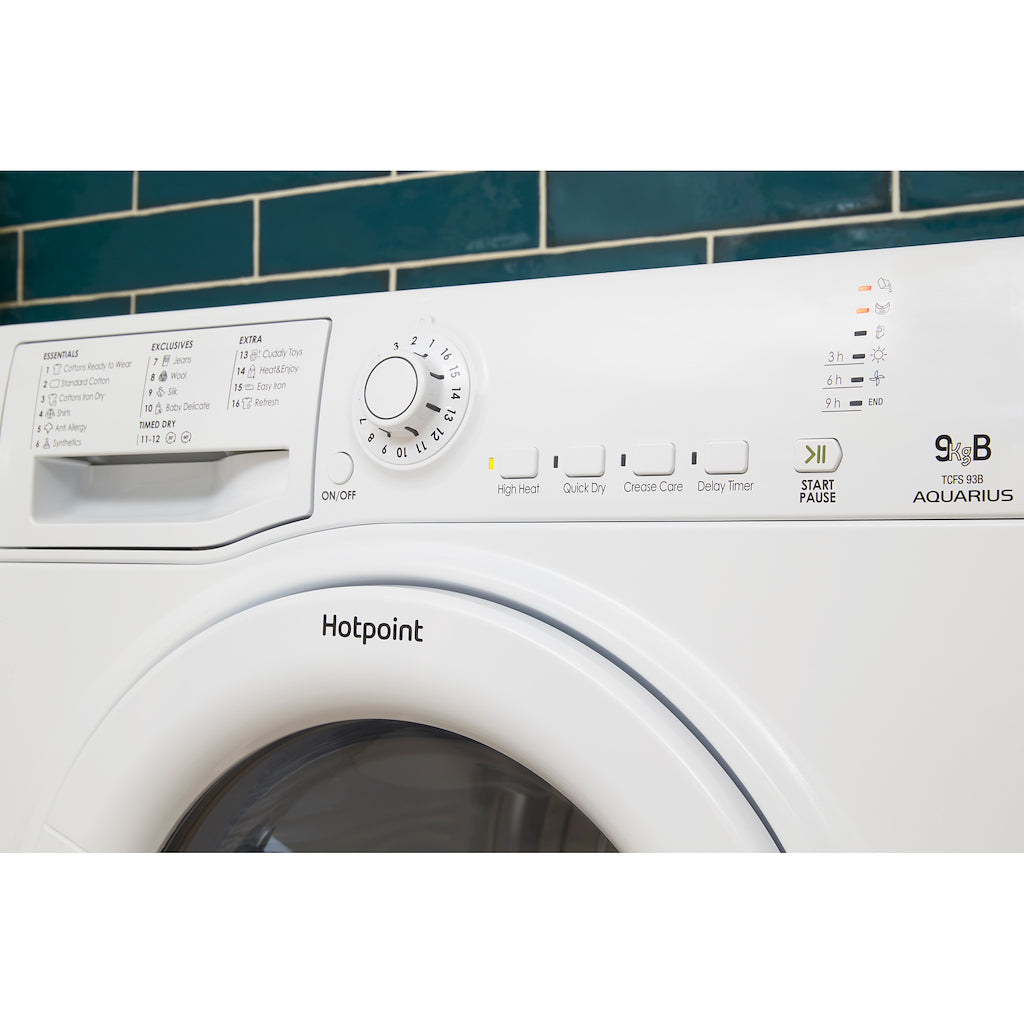 Hotpoint condenser tumble dryer: freestanding, 9kg