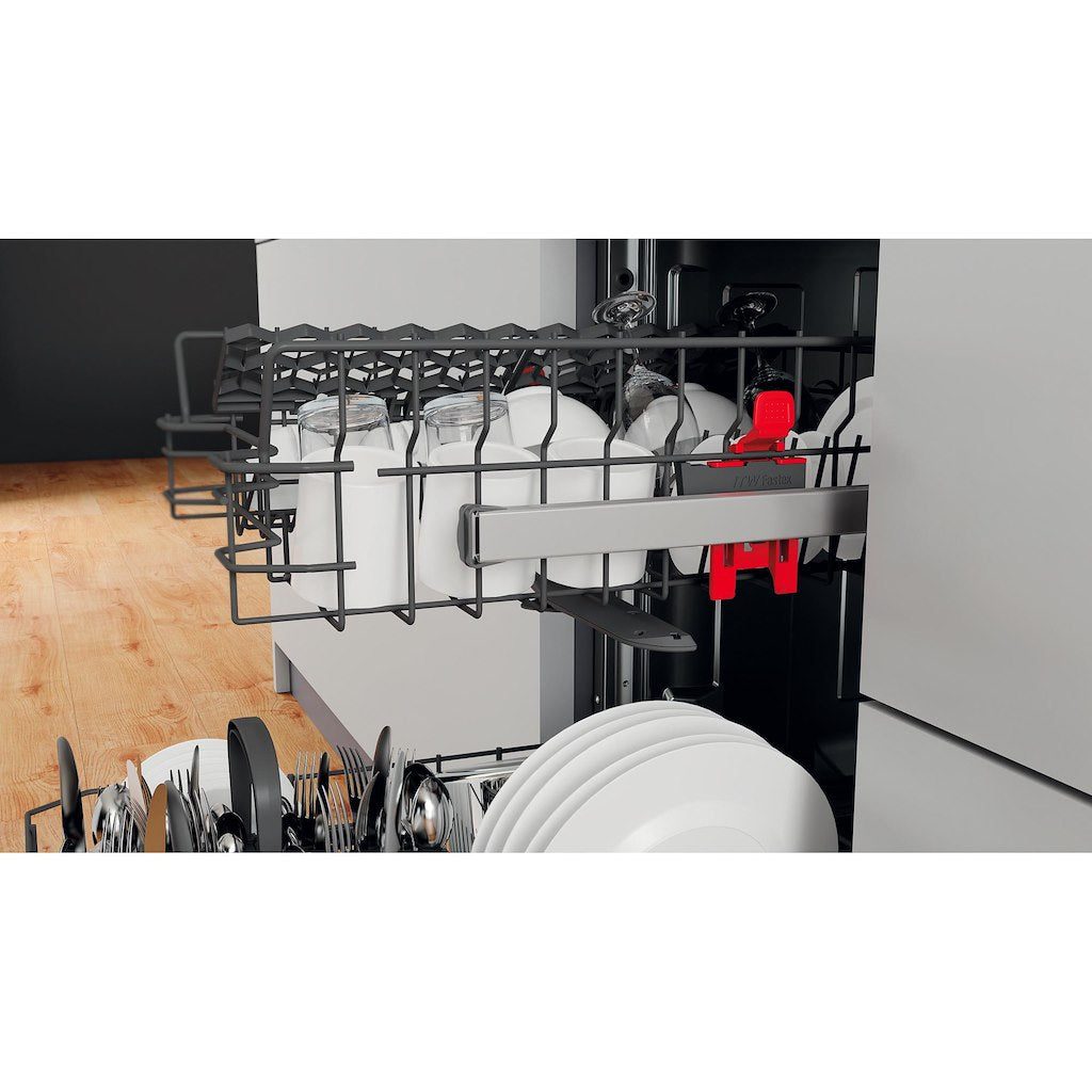 Whirlpool WSFE 2B19 X UK N SupremeClean Slimline Dishwasher A+++ 10 Place - Stainless Steel