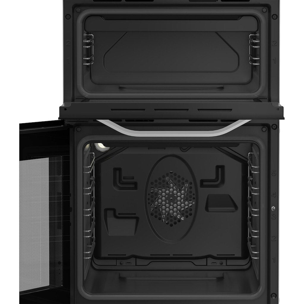 Hotpoint electric freestanding double cooker: 50cm