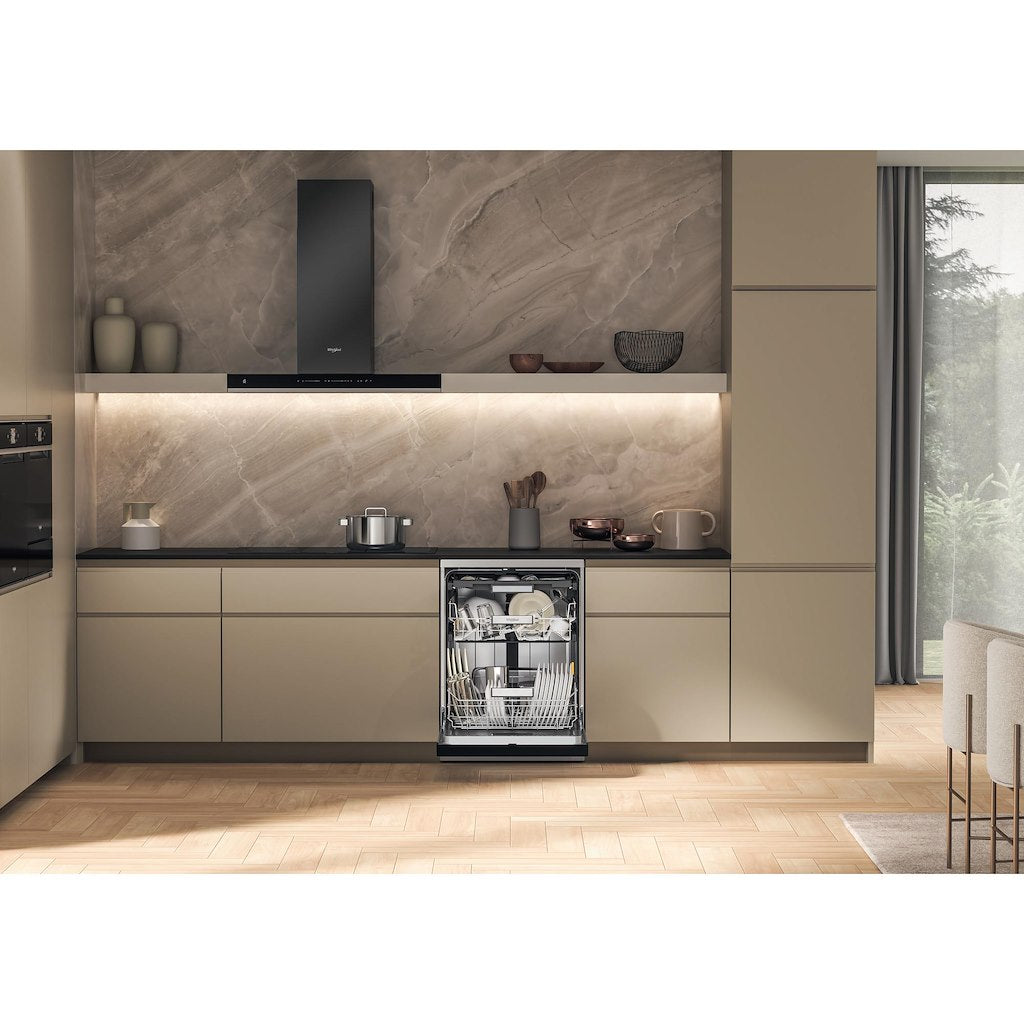 Whirlpool Freestanding MaxiSpace Dishwasher with Flexible 3rd Rack - 15 Place Setting - B Rated - W7F HS51 X UK