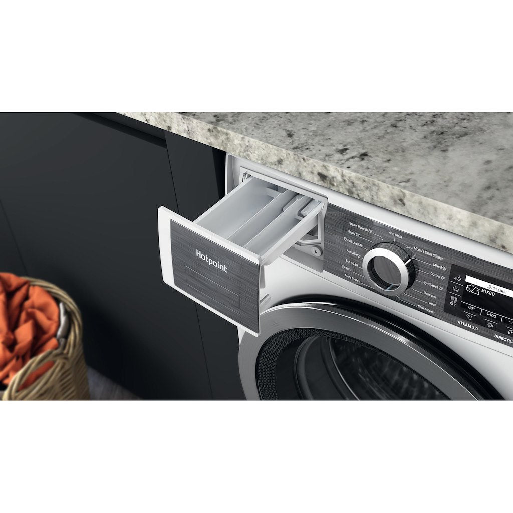 Hotpoint GentlePower Washing Machine - White - 9kg - 1400rpm - A-30% - H7 99 GPOWER UK