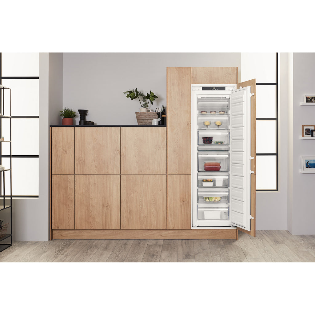 Hotpoint integrated upright freezer: white