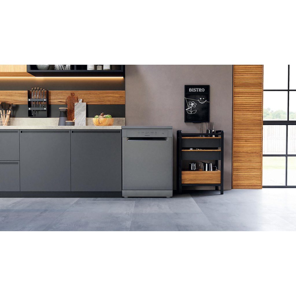 Hotpoint H2FHL626X 60cm Dishwasher - Inox