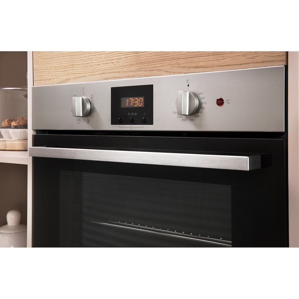 Indesit Aria IFW 65Y0 IX UK Electric Single Built-in Oven in Stainless Steel