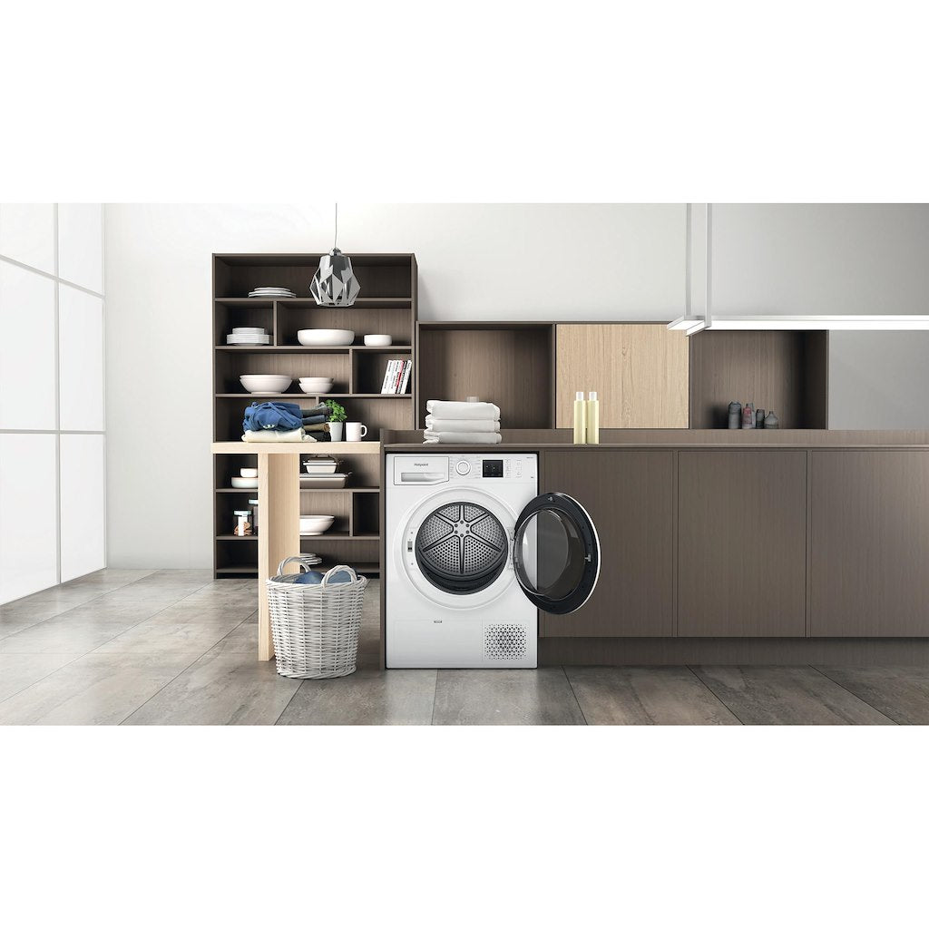 Hotpoint ActiveCare Heat Pump Tumble Dryer - White - 8kg - A+ Rated - NT M10 81WK UK