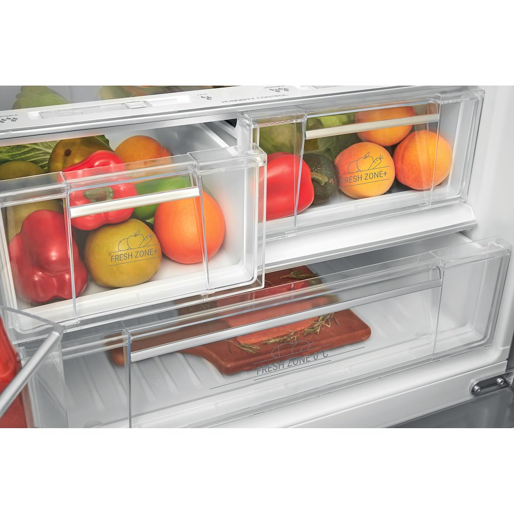 Hotpoint freestanding fridge freezer: frost free