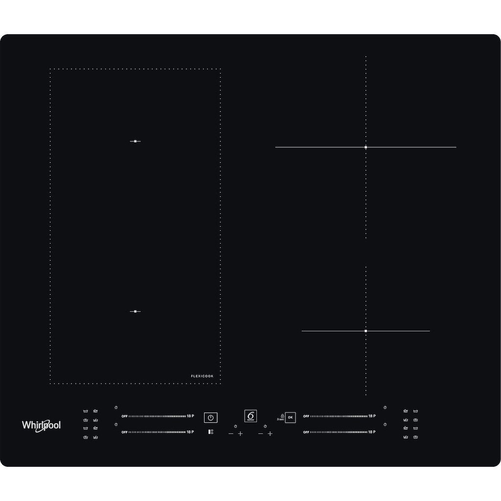 Whirlpool WL S7960 NE Induction Hob 4 Zones 60cm - Black