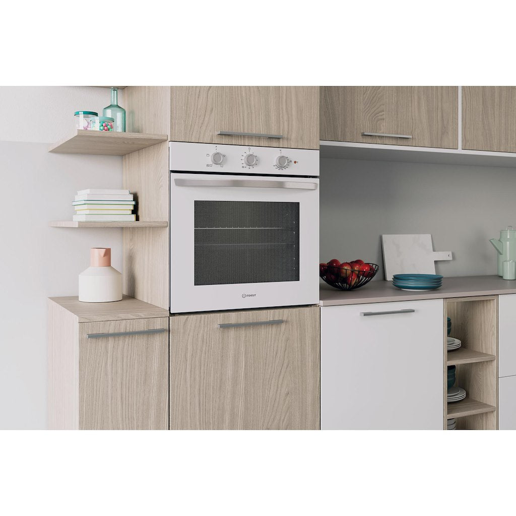 Single Static Oven - Eco Cleaning - 71L With 3 Dial With Timer And A Energy In White