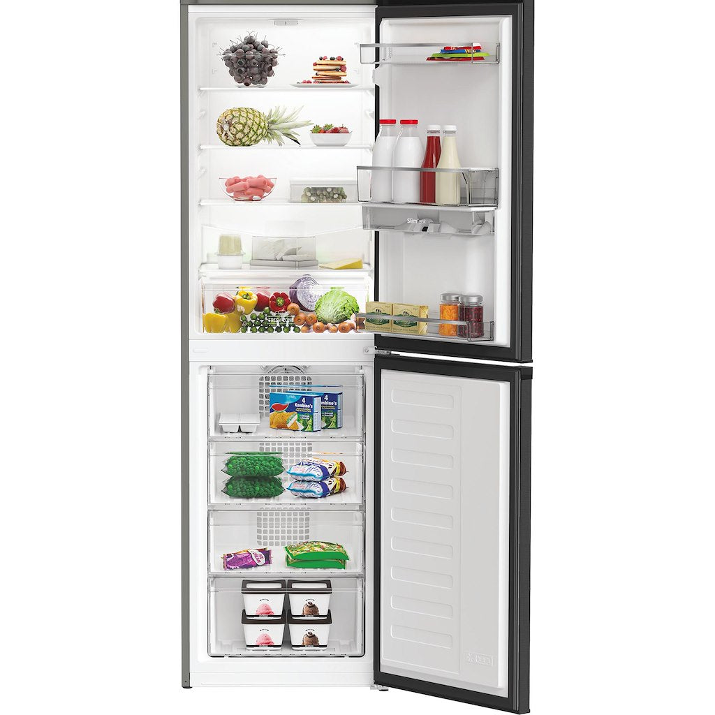 Hotpoint No Frost 50/50 Fridge Freezer With Water Dispenser - Dark Grey - E Rated