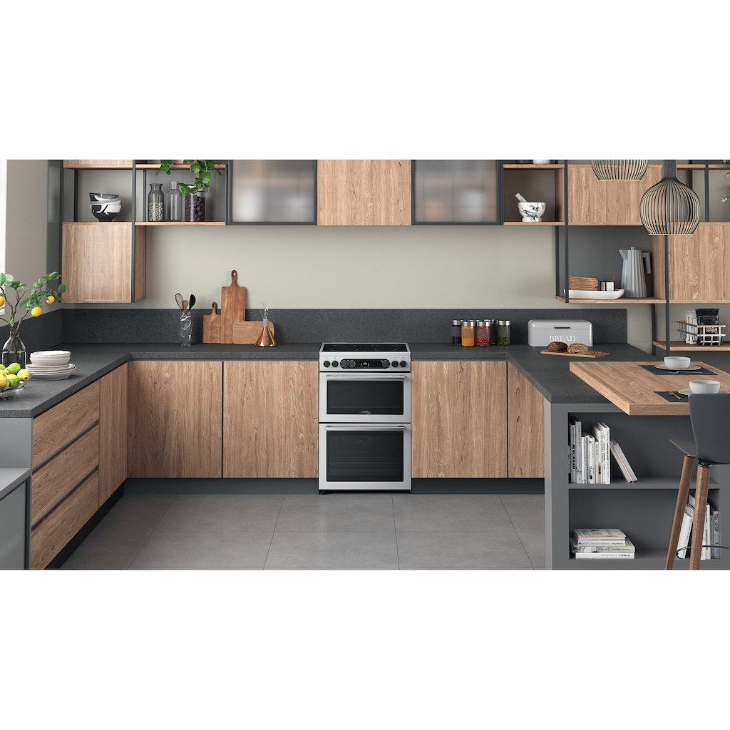 Hotpoint CD67V9H2CX/U Electric Cooker 60cm Double Oven - Inox