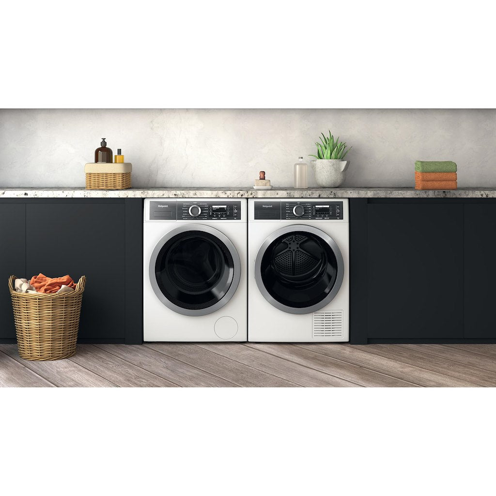 Hotpoint GentlePower Washing Machine - White - 9kg - 1400rpm - A-30% - H7 99 GPOWER UK
