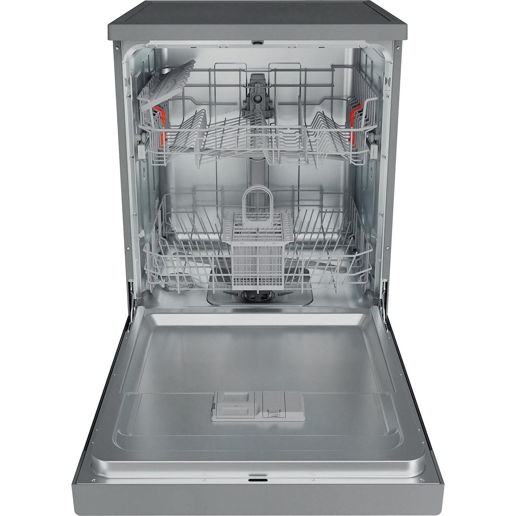 Hotpoint Full Size Freestanding Dishwasher - Inox - 14 Place Settings  - E rated - H2F HL626 X UK