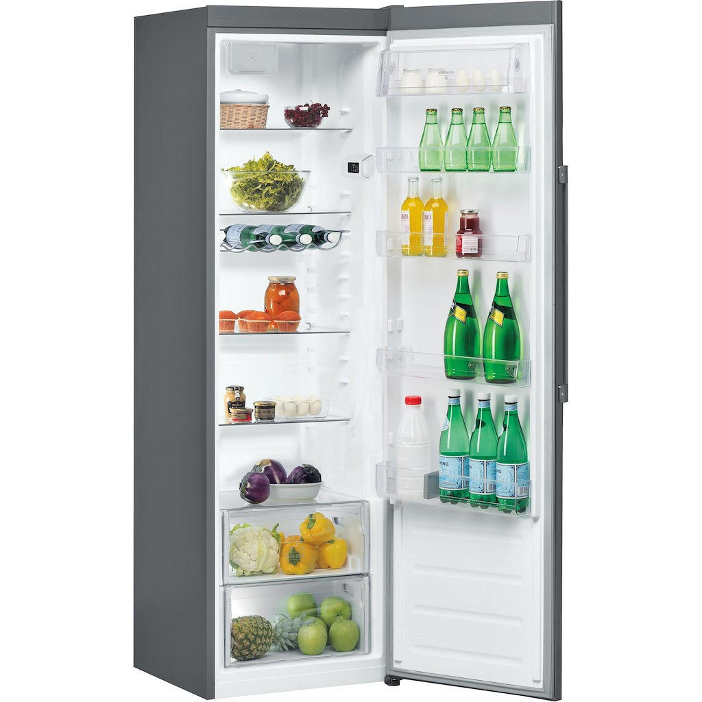 Hotpoint Low Frost Tall Fridge - Graphite - Holds 20.5 Shopping Bags - E Rated - SH8 A2Q GRD UK