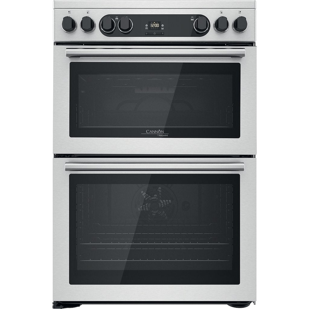 Hotpoint CD67V9H2CX/U Electric Cooker 60cm Double Oven - Inox