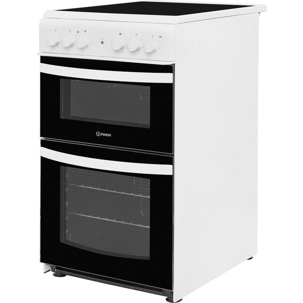 Electric Twin Cooker - Fan Oven - White With Click&Clean and Fast Preheat