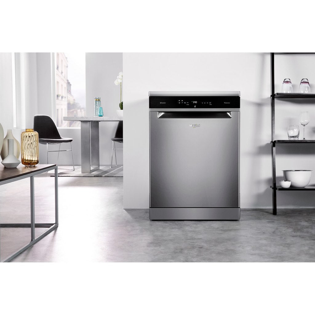 Whirlpool Dishwasher: in Stainless Steel - WFO 3P33 DL X UK