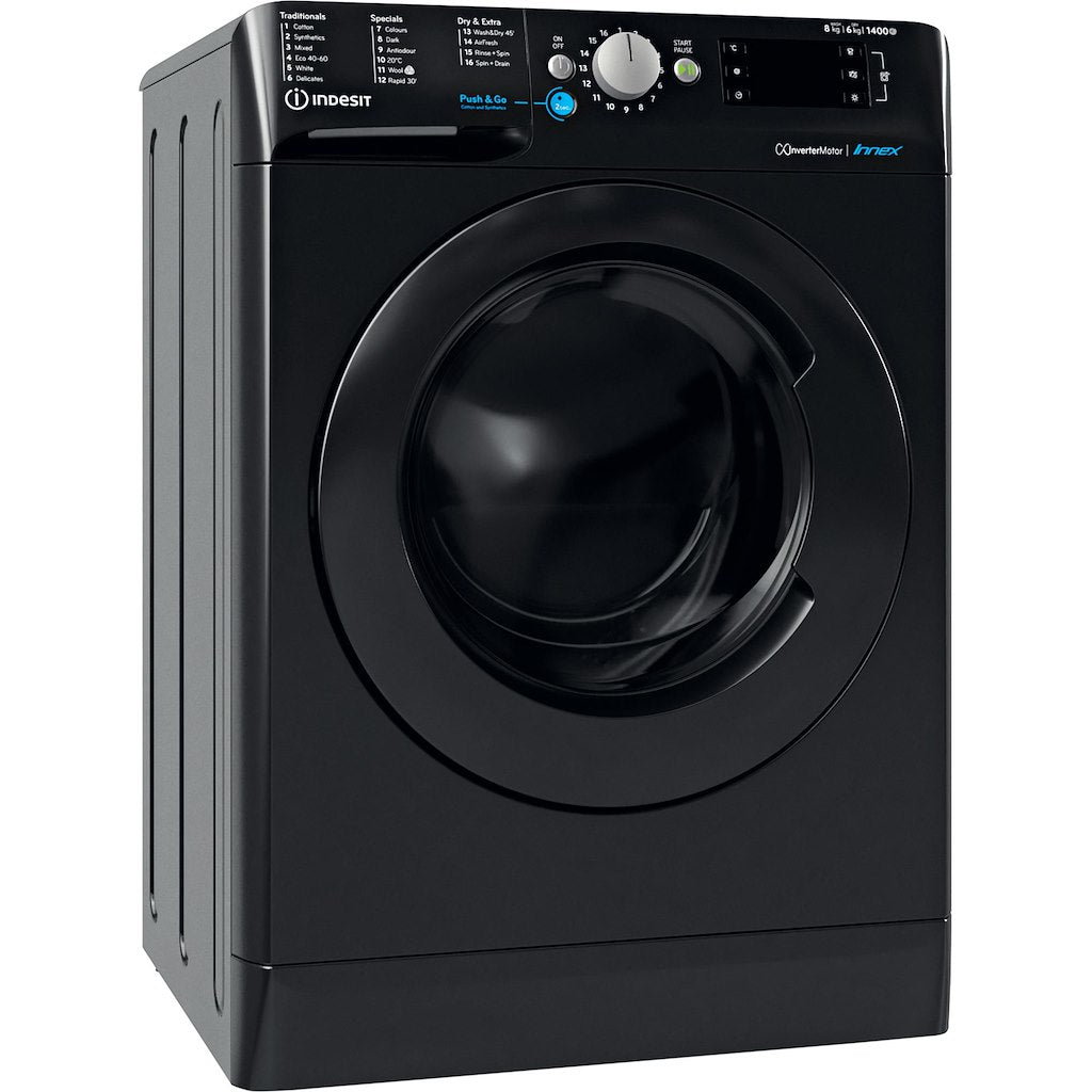 Freestanding washer dryer: 8,0kg - BDE 86436X B UK N