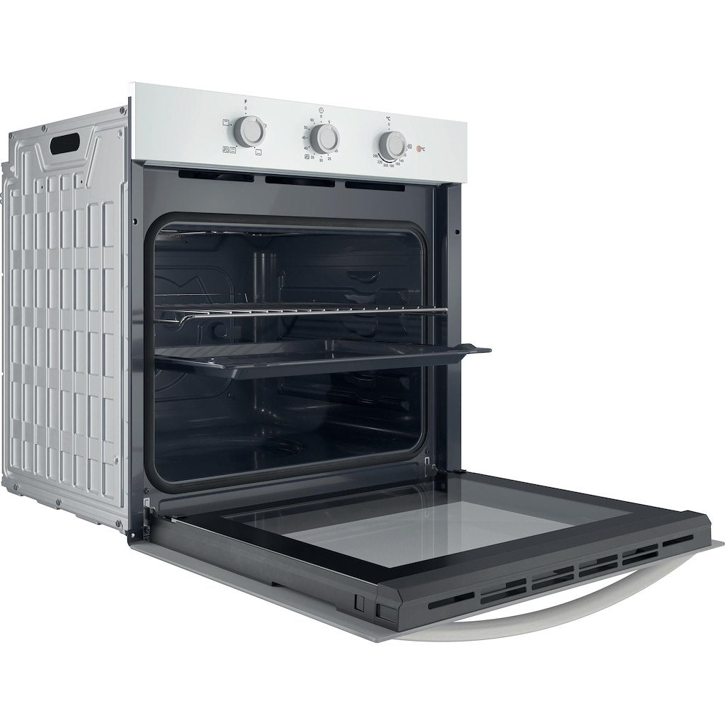 Single Static Oven - Eco Cleaning - 71L With 3 Dial With Timer And A Energy In White