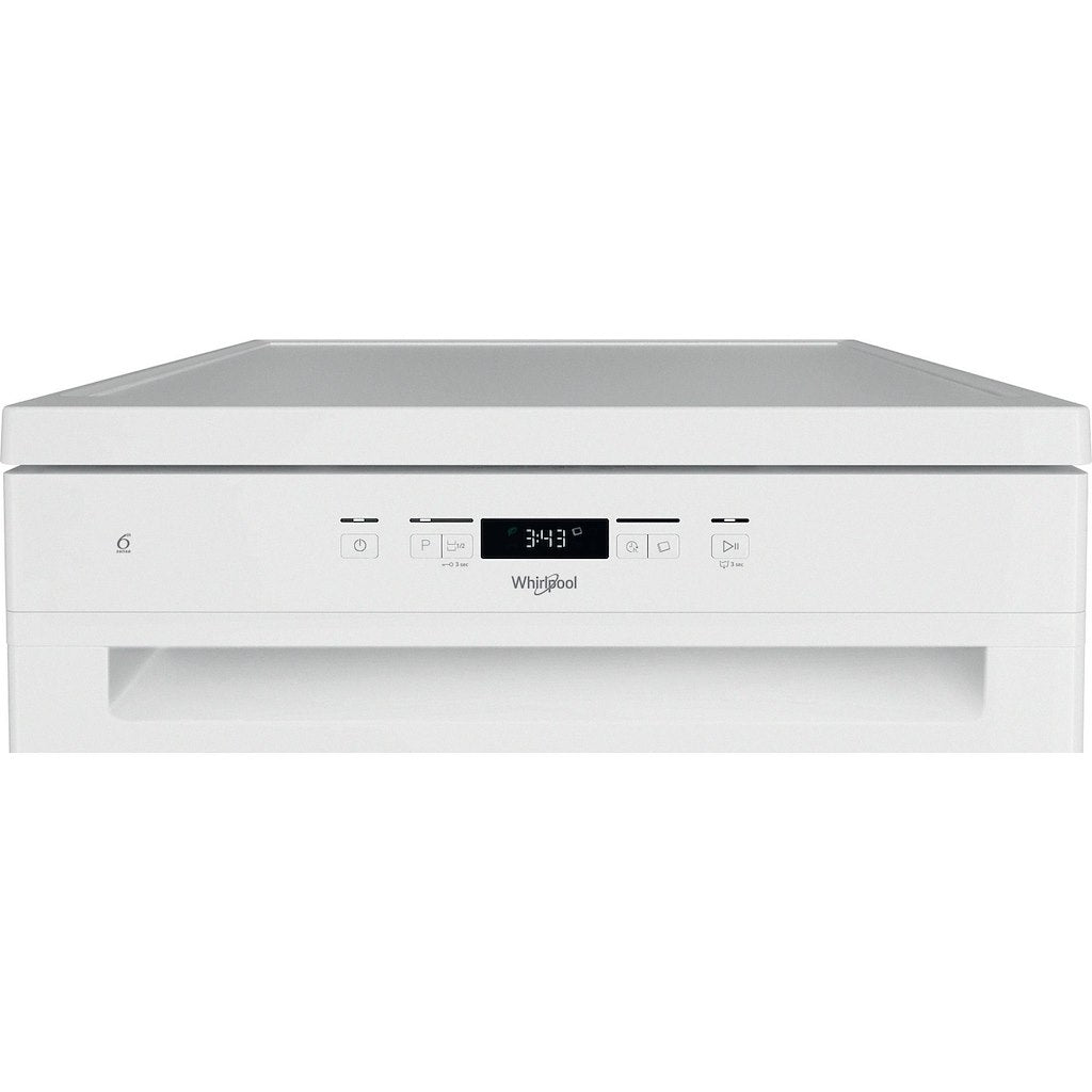 Whirlpool Freestanding Full Size Dishwasher - White - 14 Place Setting - E Rated - W2F HD626 UK