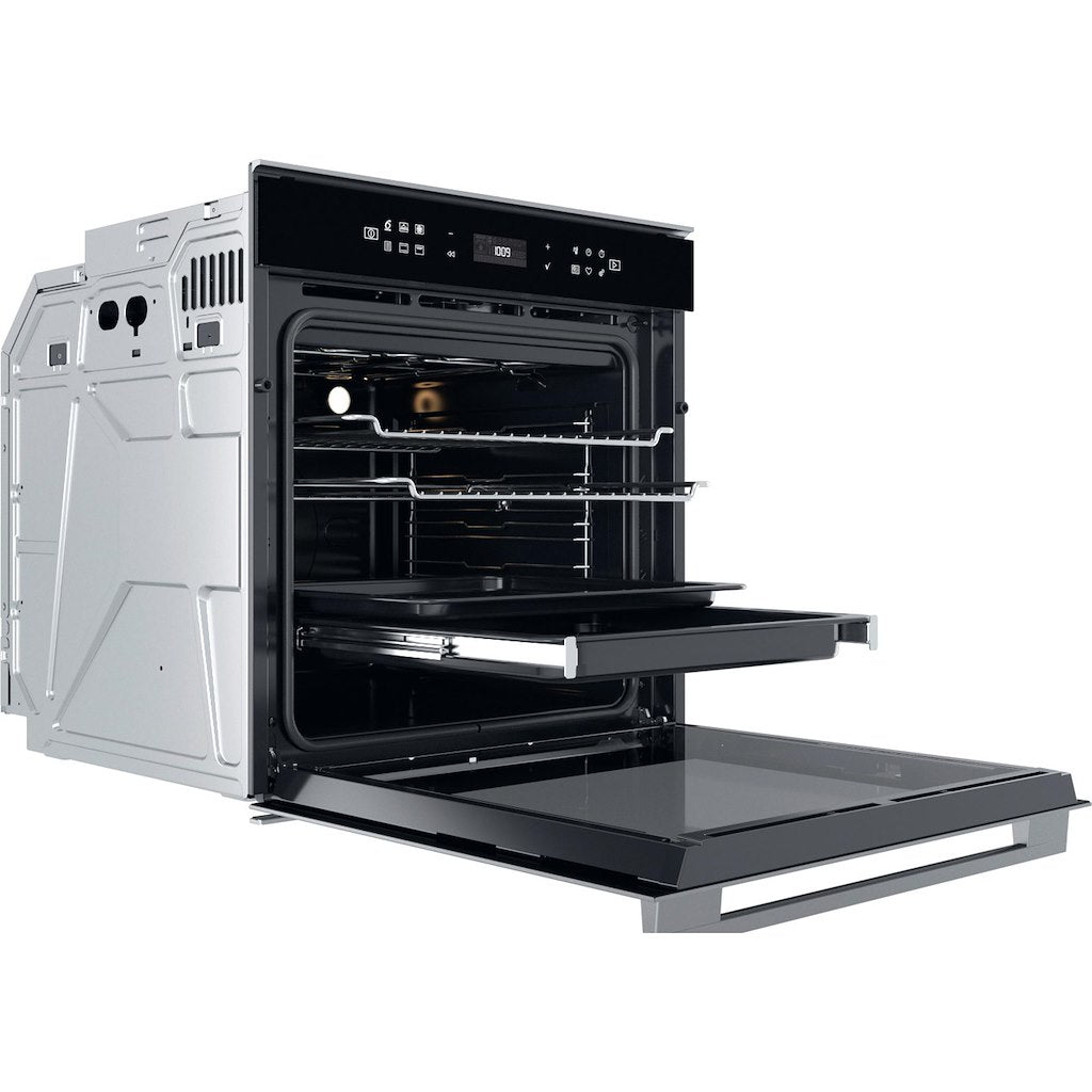 W Collection - Single Oven - 73L - LCD Touch Text - Stainless Steel With 6TH Sense, Ready2Cook and Telescopic Shelves