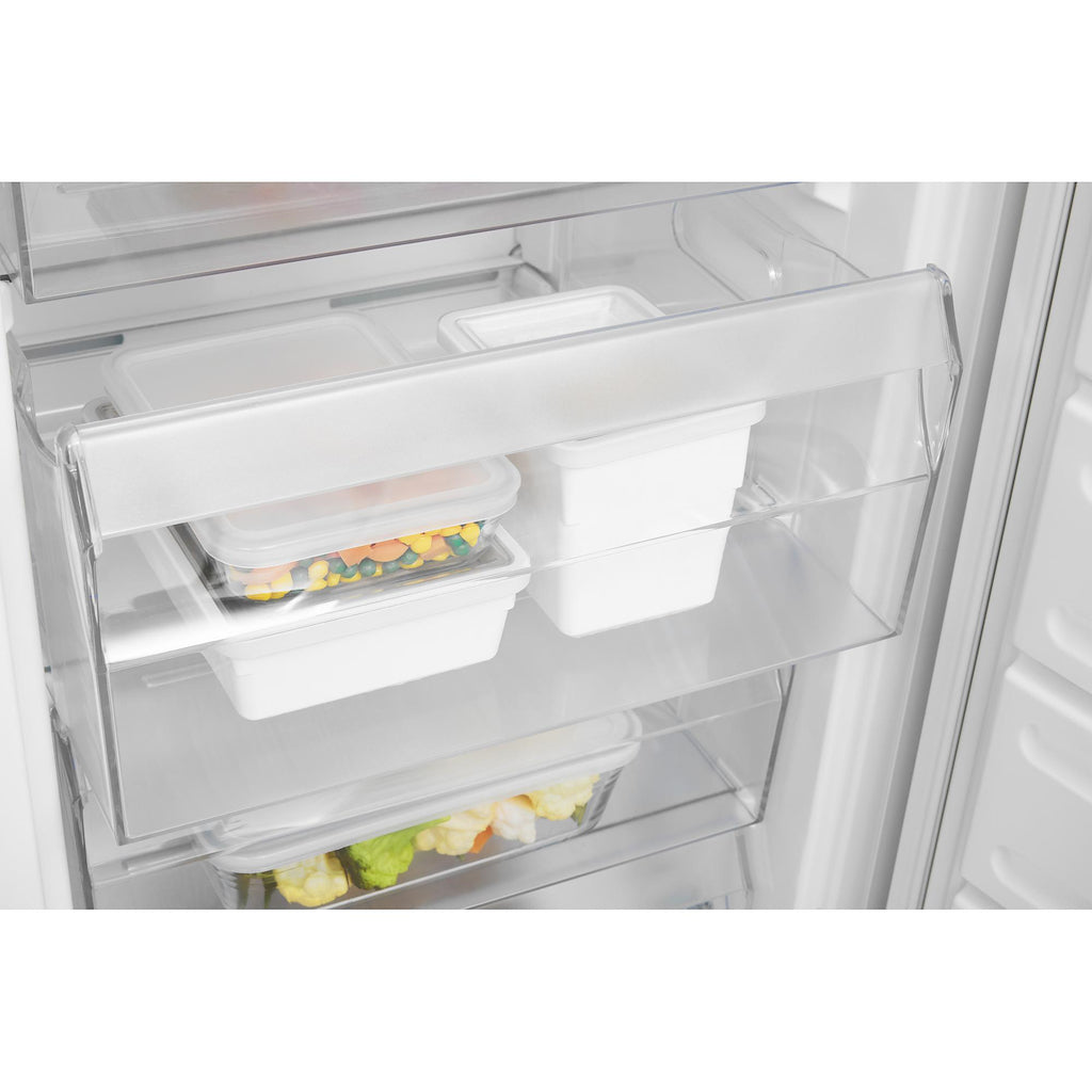 Hotpoint integrated upright freezer: white