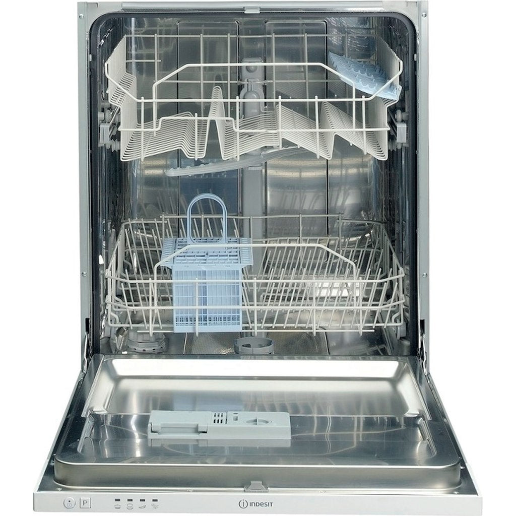 Integrated dishwasher: full size, white colour