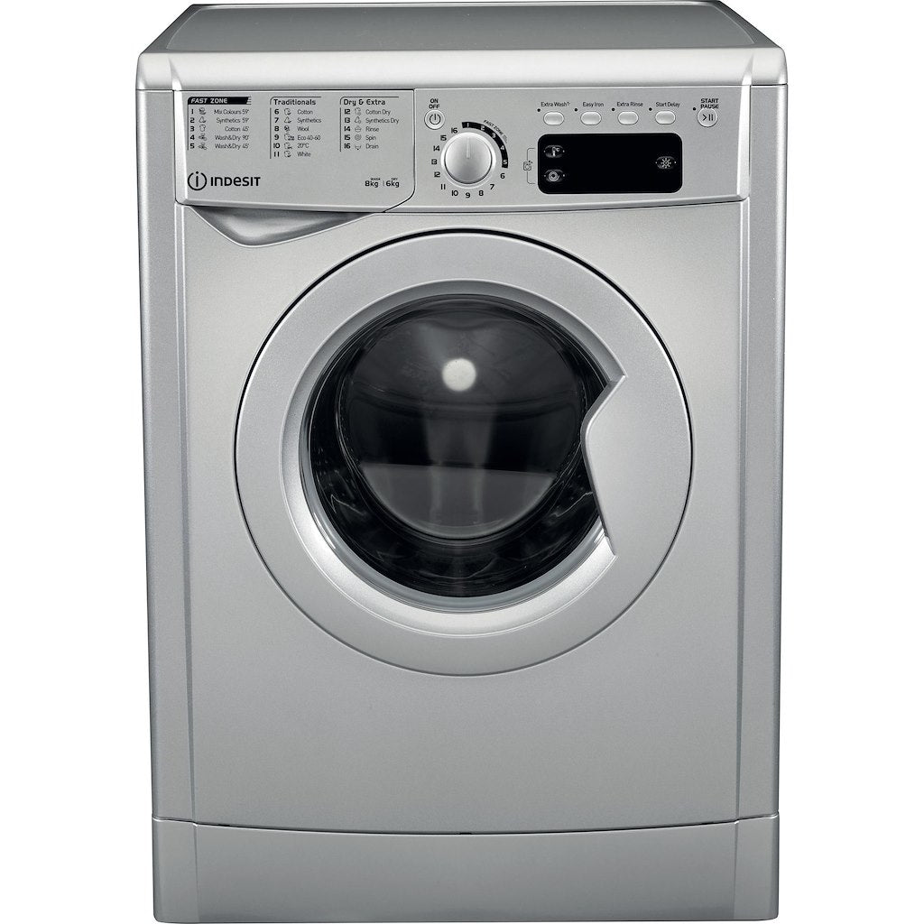 Indesit EWDE 861483 S UK 8/6kg Washer Dryer - Silver