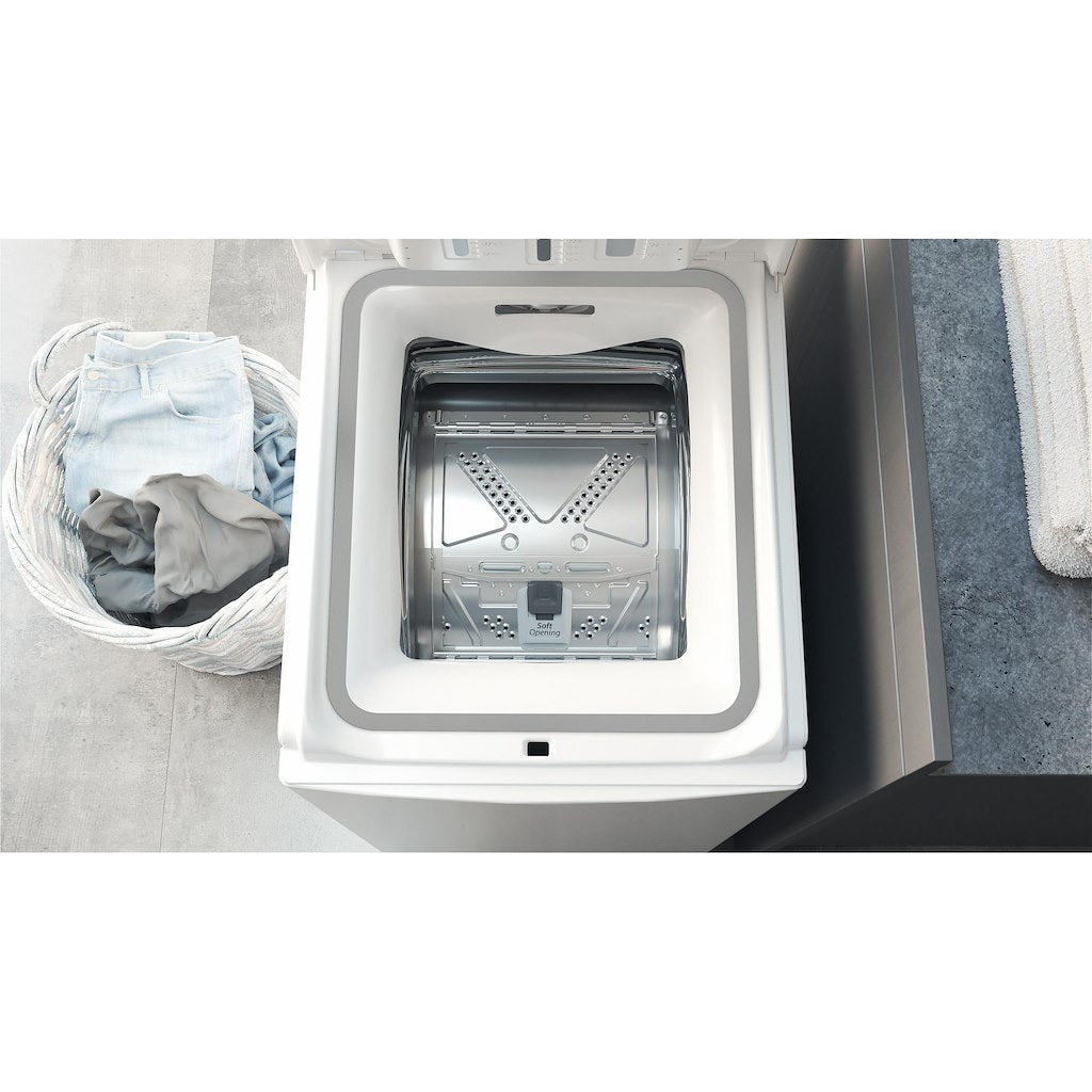 Hotpoint AntiStain Washing Machine - White - 7kg - 1200 RPM - E Rated - WMTF 722U UK N