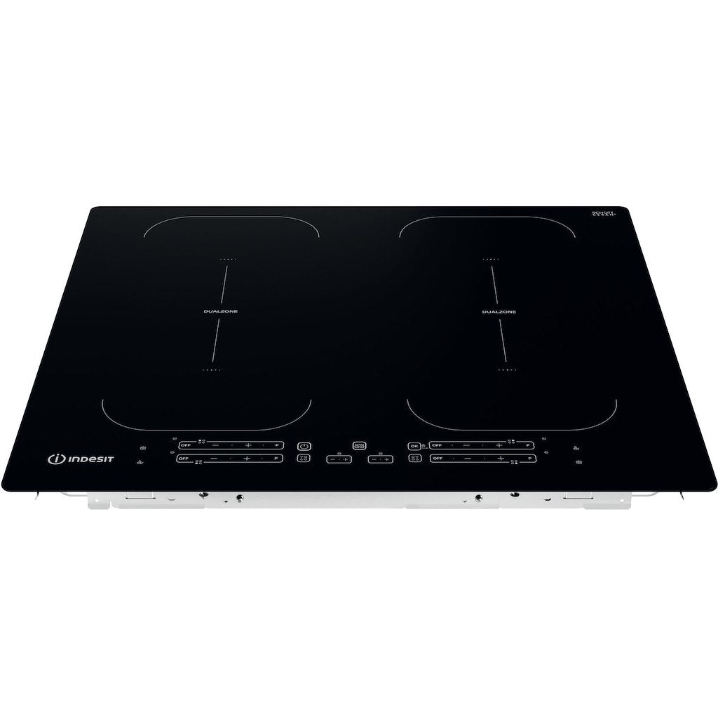 60CM Push&Go Induction Hob - Black - 9 Power Levels - Touch Control With 9 Power Levels and 2 X Dual Zone